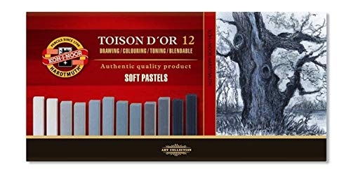 Koh-I-Noor Toison D'or - Estuche de Pinturas Pastel (12 Unidades) 8592G