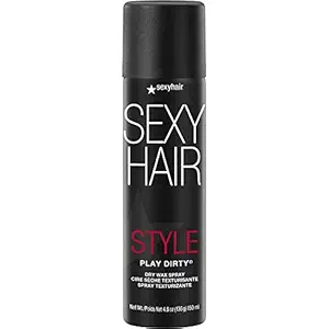 Sexy Hair Play Dirty Dry Wax Spray, 4.8 Ounce