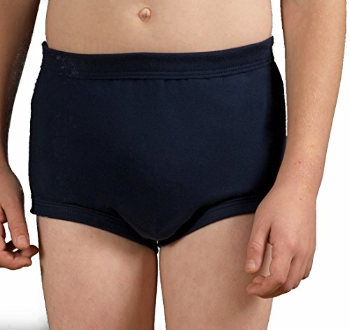 Boys Drop Down Trainer Pant-XS-Navy