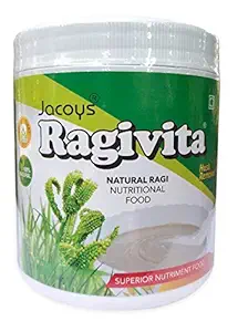 Jacoys Organic Malt Ragi Powder for Babies Porridge Baby Cereal Baby Food Health Mix for Adults Kids (200)