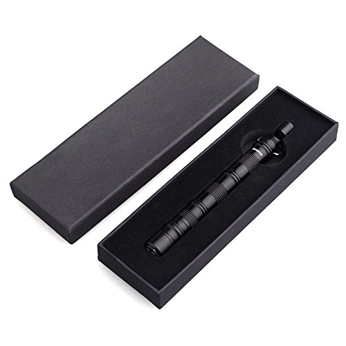 ACRATO Kubotan Tactical Pen Outdoor Überlebenstool Taktisches Multifunktionswerkzeug mit Mini Kompass Messer Notfallpfeife Feuerstahl und Schlüsselring für Camping Geschenk Schwarz - 7