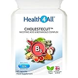 Vitamin B3 Niacin (Nicotinic Acid) 25mg & Botanicals Complex 60 Capsules (V) | Health4All Cholestecut