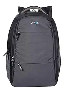 VIVIZA Laptop Backpack for Men / 15.6 Inch Waterproof Bags for Business Travel Work/Durable College School Students Bag Pack for Men Women Gifts / 2 Compartment Grey Laptop Bags