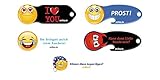 Kleines Geschenk: Das multifunktionale Gadget eignet sich hervorragend, um es an liebe Freunde zu verschenken oder den Mitarbeitern bei der Arbeit eine Freude zu machen, denn die lustigen Smileys sehen nicht nur toll aus, sondern sind auch super praktisch.