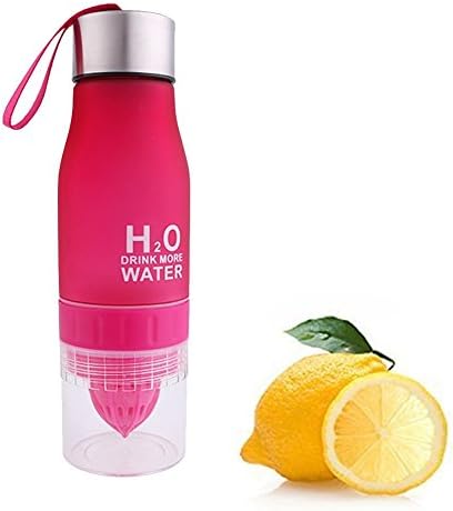 JoyGood Water Bottle Gym Cups Fruit Infuser Squeezer Infusing Health Cup Lemon 650ml H2O Outdoor Sport Water Bottle - Save Your Money and Hydrate the Healthy Way - Multiple Colors