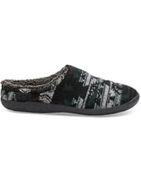 Toms Classic Forest Tribal Shearling Hombres Pantuflas Zapatos