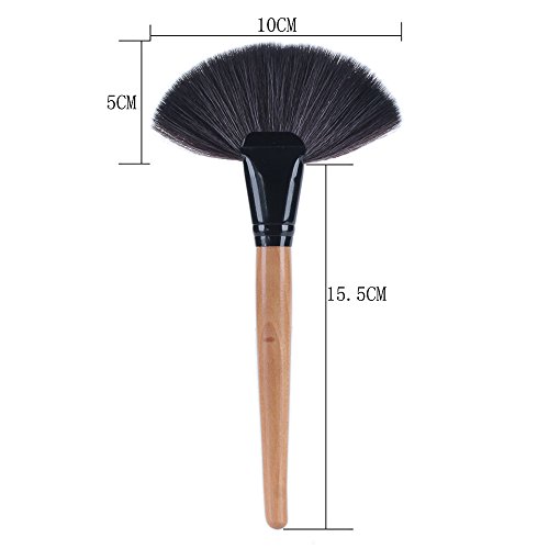 Neverland Profi Slim Fächer Make-up Pinsel Mischen Highlighter Gesicht Kontur Pulver Pinsel - 2