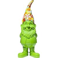 Kare Deko Zwerg Flower Power Grün Figura Decorativa, Verde, 31 x 26 x 80.5 cm