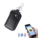 Produktbild XAJGW Autoschlüssel-Schutzhülle Keyless Signal Blocker Jammer Blocking Case Brieftasche Anti Theft Faraday Cage Silent Pocket Schlüsselanhänger Schutz Schwarz (Farbe : SCHWARZ)