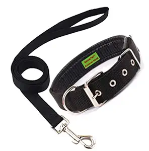 SENAPATI Dog Collar & Leash (Customize Collar Neck Size, Waterproof, Fully Adjustable) (Neck Size (cm), 50-60 cm)
