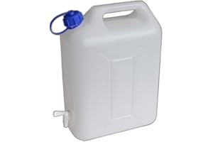 BENSON TOOLS Benson – Bidón de agua para camping, 20 litros, con grifo, inodoro, apto para alimentos