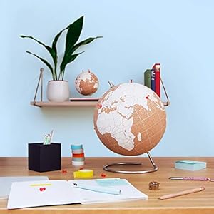 Suck UK Large Coloured Desktop Cork Globe