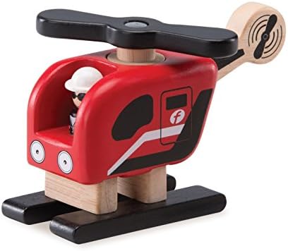 Natural Oak Wood/Wooden Toy Helicopter – Vehicles For Ages 3 +