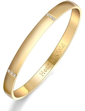 GuqiGuli Vergoldet Schmuck Armband Armreif Armbänder für Damen Gravur