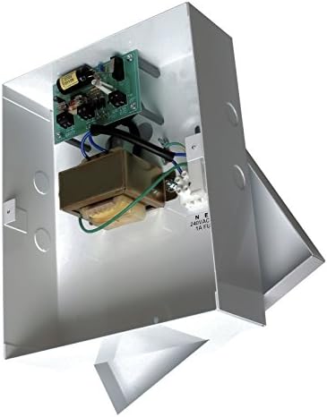 DantechDPS1 12V DC (13.7V) 1.5A Single Output Power Supply with Battery Backup Capability in a mild Steel Wall Mount Enclosure.