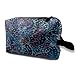 Produktbild Gypsy Circle Scroll Blue Portable Travel Makeup Cosmetic Bags Organizer Multifunction Case Toiletry Bags