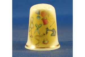 BIRCHCROFT CHINA Porcelain China Collectable Thimble Sewing Bee