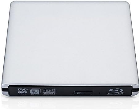 Smallcar USB 3.0 External Bluray Player Portable CD/DVD Burner BD-ROM Optical Drive DVD RW Recorder Writer Superdive with SATA Cable for Apple iMacbook Pro Air Laptop/Desktops Windows 10/8/7(Support Play Blu-ray Disc and 3D Movie)