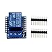 Produktbild HermosaUKnight Relaisschild für Arduino WeMos D1 Mini ESP8266 Entwicklungsboard-blau