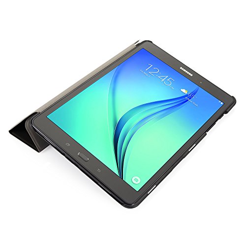 iHarbort® Samsung Galaxy Tab A 9.7 Hülle Case Tasche mit Standfunktion Auto Wake up Sleep PU Leder hüllen für Samsung Galaxy Tab A 9.7 (SM-T550N/ T555N) Smart Cover mit Auto Sleep Wake up / Standfunktion (Galaxy Tab A 9.7, schwarz) - 5