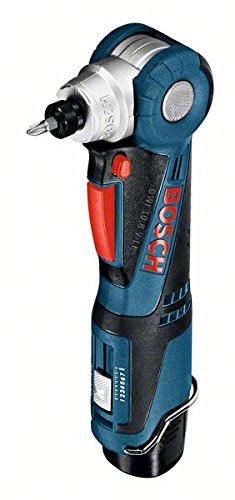 Bosch Professional GWI 12V-5 Akku-Winkelschrauber (2x 2, 0 Ah, 5 Kopfpositionen, 12V, L-BOXX) 0601360U0D