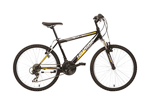 Mountainbike 24 Zoll für Kinder Hillside Kojo in schwarz Kinderfahrrad Fahrrad MTB 21 Gang Shimano Tourney Seitenständer, Federung vorn - 2