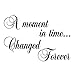 Produktbild 55 CM * 38 CM Ein Moment In Der Zeit Für Immer Verändert Zitat Art Decor PVC Aufkleber Wandaufkleber