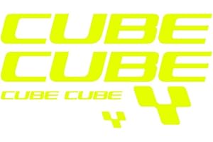 STAR SAM Pegatinas compatibles con cuadro bici Cube 6 logos