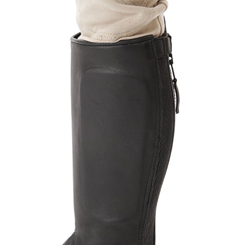 Shires-Elmswell-Leather-Gaiters-9625-Long-Black-Gaiters-12-Calf-x-13