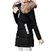 Price comparison product image  Mosstars Women Hooded Outwear, Ladies Winter Warm Slim Long Coat Overcoat Thicken Casual Versatile Hooded Down Cardigans Parka Jacket