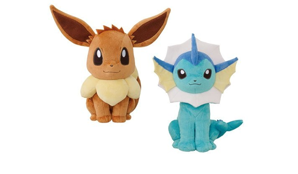 Buy I Love Eievui Super Dx Plush Doll Eevee Showers Set Of 2 Japan Import By Banpresto Online At Low Prices In India Amazon In