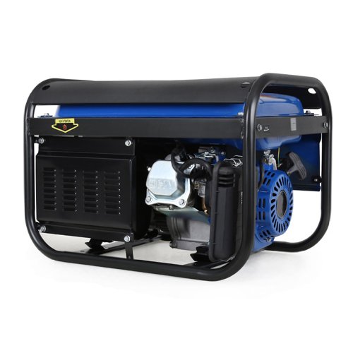 EBERTH 3000 Watt Notstromaggregat Stromerzeuger Stromaggregat mit 6,5 PS Benzinmotor, 4-Takt, luftgekühlt, 2x 230V, 1x 12V, Seilzugstart, Automatischer Voltregler AVR, Ölmangelsicherung, Voltmeter – Bild 4