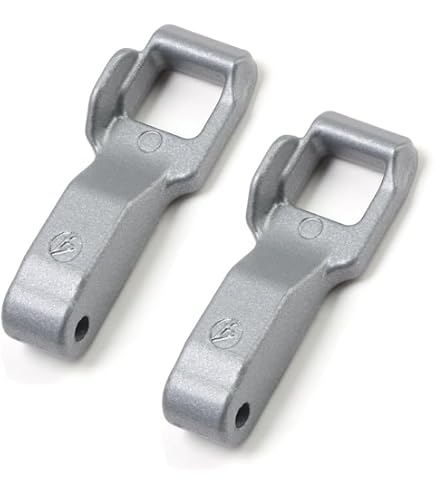 Türschloss Für LG Waschmaschine – MFG63099101, 2 Stück Mit Federn, Metall, Silber