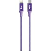 TTEC Alumicable Type-c Lightning Hızlı Şarj Kablosu 150cm 2DK41-8 Farklı Renk (Mor)
