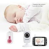 HelloBaby HB32 Drahtloser Video baby Monitor mit Digitalkamera, Nachtsicht-Temperaturüberwachung u. 2 Weise Talkback System - 3