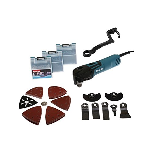 Makita TM3010CX3J Multifunktionswerkzeug 320W + 58 teiliger + koffer Makpac