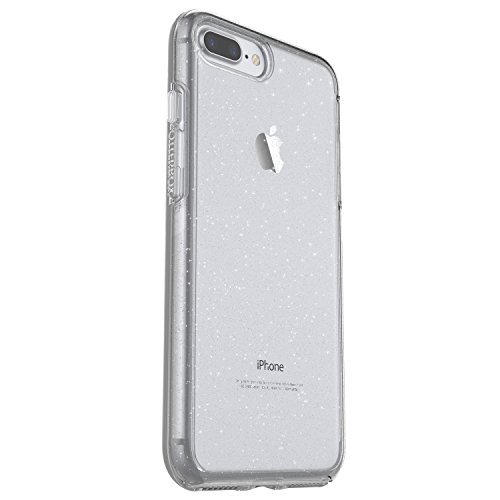 OtterBox Symmetry Clear - Funda protecci  n transparente para iPhone 7 Plus 8 Plus Stardust  purpurina 