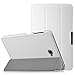 Produktbild IVSO® Ultra Schlank Ständer Slim Leder zubehör Schutzhülle mit Automatischem Schlaf Funktion für Samsung Galaxy Tab A 10.1 Zoll Wi-Fi/ LTE (2016) SM-T580N/SM-T585N Tablet-PC perfekt geeignet,Weiß