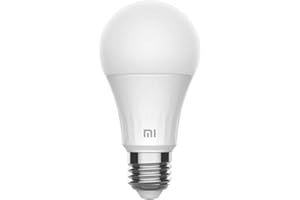 ‎XIAOMI Xiaomi Mi Smart Bulb Warm White LED Light Bulb, 8 W, White, 1 Pack (Pack of 1)