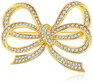 Multilayer Bowknot Silk Crystal Brooch Pin Wedding Set Valentine’s Day Gift For Lover Girl