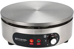DYNASTEEL Crêpière Professionnelle Électrique - Ø 40 cm
