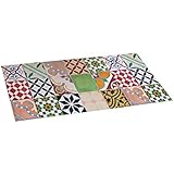 Croma - Alfombra vinílica estampada Mosaico Color 50X110