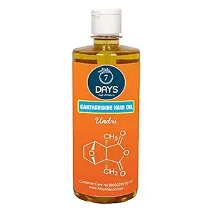 7 Days Cantharidine Oil 500ml | Hair oil for hair Growth & Controls Hair Fall | cantharidine oil for hair | cantharidine beauty hair oil