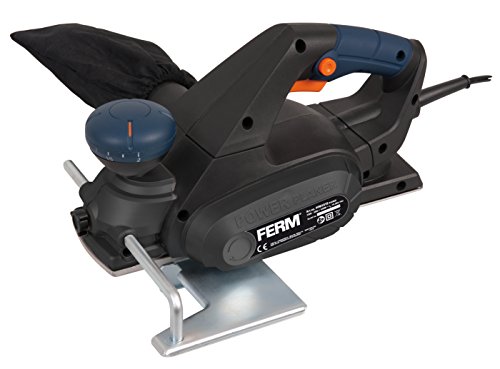 FERM PPM1010 Elektrohobel – Planungsmaschine 650W – Soft Griff – 8 Positionen – Parallelführung – Mit Staubfangsack - 3
