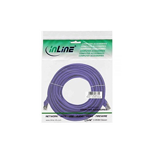 Intos 72500P Patchkabel Kat5e S-FTP violett 10.0 m - 2