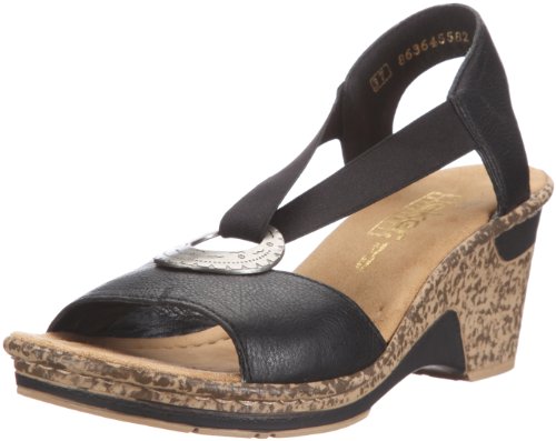 Rieker Womens Plateau Black Schwarz (schwarz/schwarz 00) Size: 4 UK / 37 EU