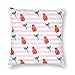 Produktbild Bomb Pop-Stripesf Kissenbezug 12"" x 12"" Diagramm Kissenbezug Platz Throw Case Kissen für Sofa dekorativ