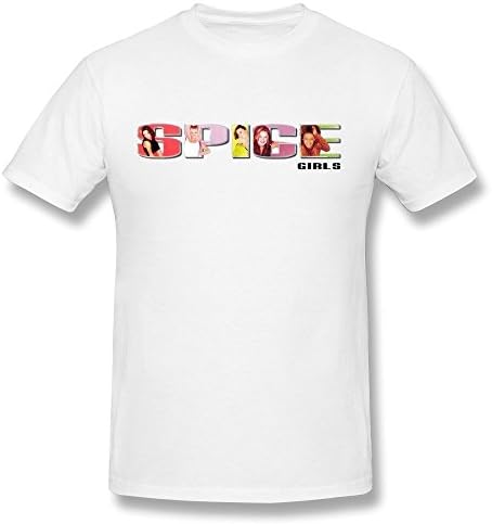 Merry Emperor Men's Spice Girls Spice T-Shirts White