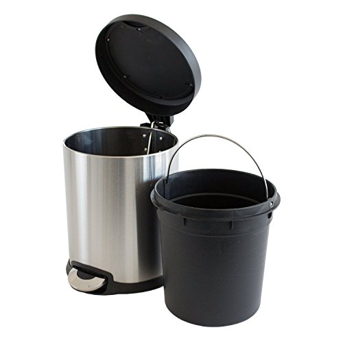 Treteimer Mülleimer Abfalleimer mit Absenkautomatik – 3,5 oder 20 Liter (5 Liter) - 5