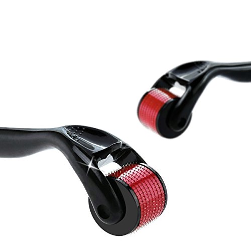 Aokayy 1mm Dermaroller Master mit 540 Mikronadeln aus Edelstahl für die Regeneration der Haut Gegen Hautverfärbungen Dehnungsstreifen Hautrauhigkeit, Aging Falten Aknenarben Cellulite - 2